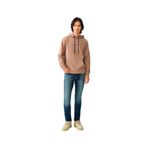 LOFT Erkek Kapüşonlu Sweatshirt, Açık Kahverengi, S Beden