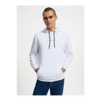 LOFT Erkek Kapüşonlu Sweatshirt, Beyaz, S Beden