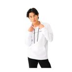 LOFT Erkek Kapüşonlu Sweatshirt, Beyaz, XXL
