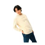 LOFT Erkek Kapüşonlu Sweatshirt, Ecru, L Beden