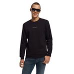LOFT Erkek Sweatshirt, Bisiklet Yaka, Siyah, S Beden S