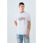 Loft Erkek Tişört LF2038726 LF2038726015 - Beyaz - 2XL