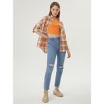 Loft Girlfriend Regular Fit Kadın Pantolon - 31 - Denim