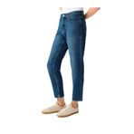 LOFT Kadın Mom Jean Pantolon, Düşük Bel, Dark Blue Wash, 25-30