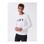 Loft LF2028819 Beyaz Erkek Sweatshirt