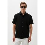 Loft LF2035478 Ss Erkek Gömlek - Black