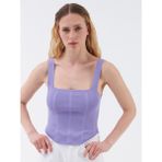 Loft Long Crop Kadın Atlet - M - Lila