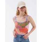 Loft Long Crop Kadın Atlet - S - Turuncu