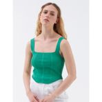 Loft Long Crop Kadın Atlet - S - Yeşil