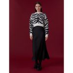 Loft Long Crop Kadın Kazak - XS - Siyah