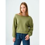 Loft Long Crop Kadın Sweatshirt