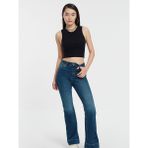 Loft Long Flare Slim Fit Bayan Pantolon - 27 - Lacivert