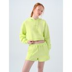 Loft Loose Crop Kadın Sweatshirt - Sarı
