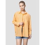 Loft Loose Fit Bayan Gömlek U.kol - Turuncu