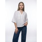 Loft Loose Fit Kadın Gömlek K.kol - XS - Beyaz