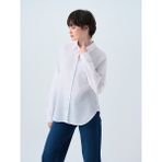Loft Loose Fit Kadın Gömlek U.kol - Beyaz