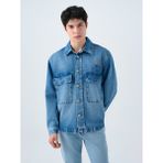 Loft Oversize Erkek Ceket - Denim