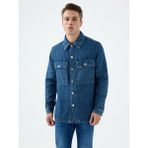 Loft Oversize Erkek Gömlek U.kol - Denim