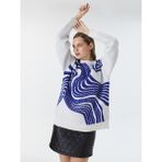 Loft Oversize Kadın Kazak - M - L - Beyaz
