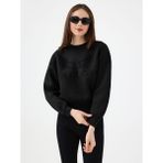 Loft Oversize Kadın Kazak - XS - Siyah