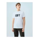 Loft Regular Fit Beyaz Erkek T-shirt Lf2038462