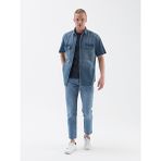 Loft Regular Fit Erkek Gömlek K.kol - S - Denim