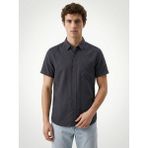 Loft Regular Fit Erkek Gömlek K.kol - Siyah - XL
