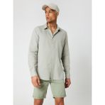 Loft Regular Fit Erkek Gömlek U.kol - 2XL - Yeşil