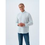 Loft Regular Fit Erkek Gömlek U.kol - Mint Yeşili - XL