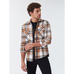 Loft Regular Fit Erkek Gömlek U.kol - S - Kahverengi