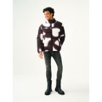 Loft Regular Fit Erkek Mont - 2XL - Black - White