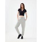 Loft Regular Fit Kadın Eşofman Altı - Gri Melanj