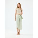 Loft Regular Fit Kadın Etek - Mint Yeşili - XS
