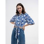 Loft Regular Fit Kadın Gömlek K.kol - Mavi