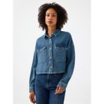 Loft Regular Fit Kadın Gömlek U.kol - Denim