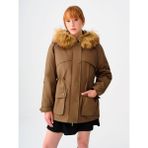 Loft Regular Fit Kadın Mont - Haki - S