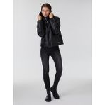 Loft Regular Fit Kadın Mont Pu - Siyah