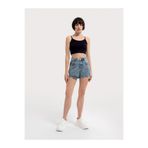 Loft Regular Fit Kadın Şort,Denim L 8683504204963