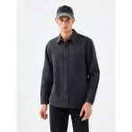 Loft Relax Fit Antrasit Erkek Gömlek LF2040989 - 2XL