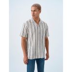 Loft Relax Fit Lacivert Erkek Gömlek LF2038621 - S