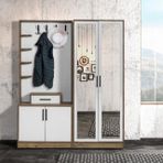 Loft Sağ Aynalı Portmanto, 2 Kapılı