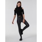 Loft Slim Fit Bayan Kazak - Siyah