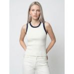 Loft Slim Fit Kadın Atlet - Ekru