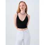 Loft Slim Fit Kadın Bluz K.kol - Siyah