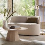 Loft Teddy İkili Koltuk, Beyaz
