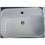 Loftmix Çanak Lavabo Mat Beyaz / Batarya Delikli Turavit
