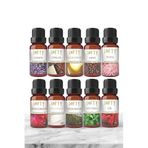 Lofty 10'lu Premium Esansiyel Uçucu Yağ Seti – (10 x 10 ml)%100 Doğal Buhurdanlık ve Difüzör Esansları – Doğa Dostu Favori Aroma Koleksiyonu