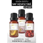 Lofty Çilek, Muz, Vanilya Uçucu Yağ Buhurdanlık Esansı Oda Kokusu Esansiyel Yağ Buhur Yağı 10ml LoftyB10ML42
