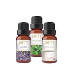 LOFTY Esansiyel Uçucu Yağ Seti, Lavanta,Beyaz Sabun, Anti Stress, Aromaterapi Difüzör, 3x10ml, Doğal Saf Yağlar