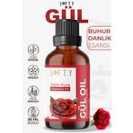 Lofty Gül Uçucu Yağ Buhurdanlık Esansı Oda Kokusu Esansiyel Yağ Buhur Yağı 30ml
